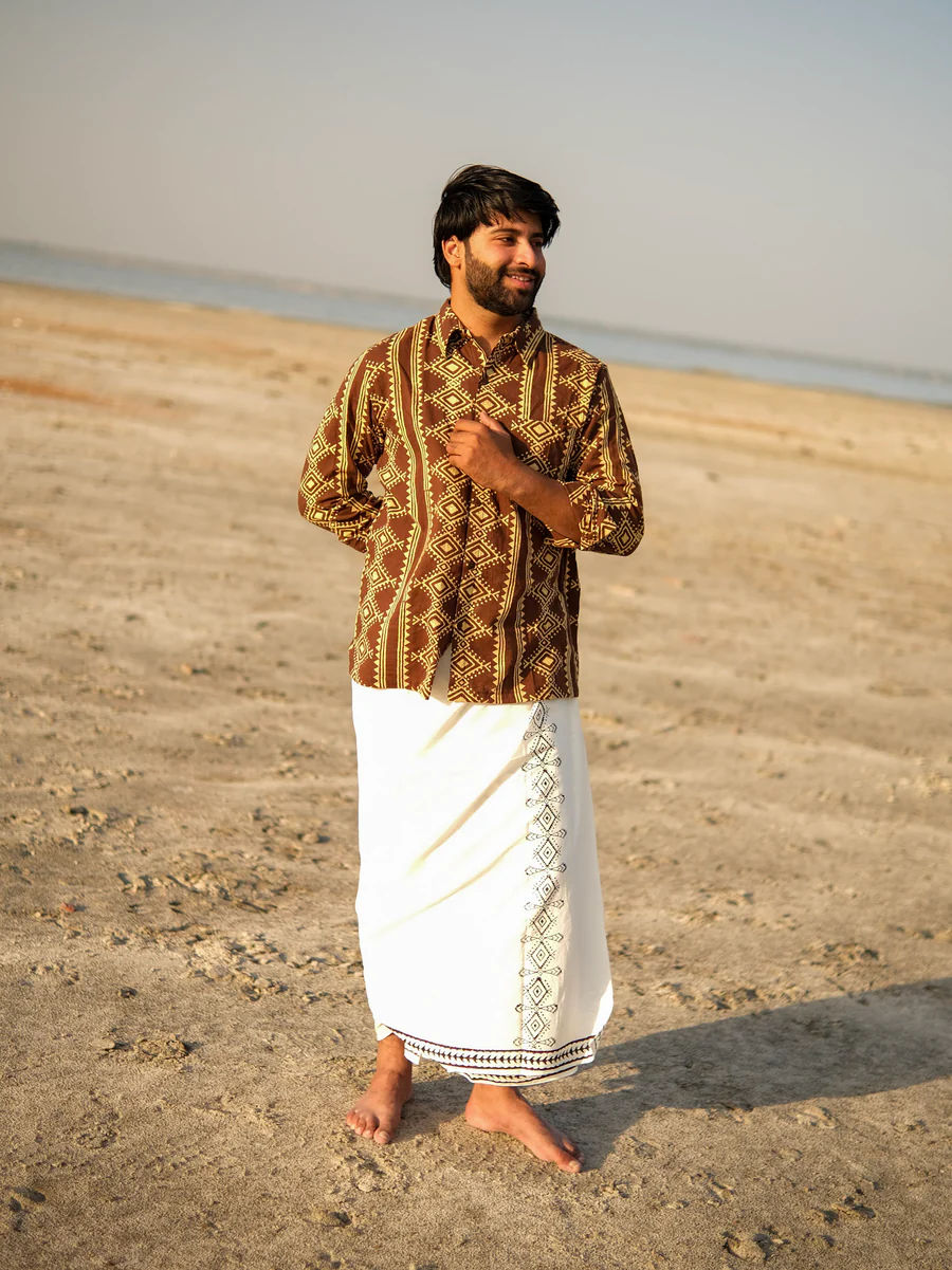 Varun Handblock Printed Cotton Shirt